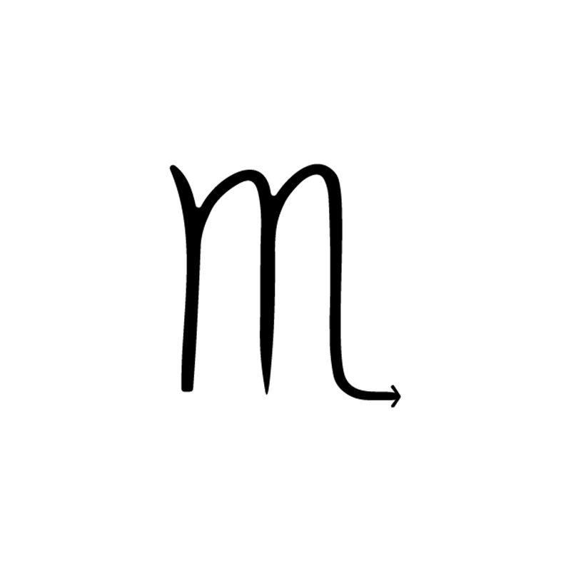 קעקוע מזל עקרב