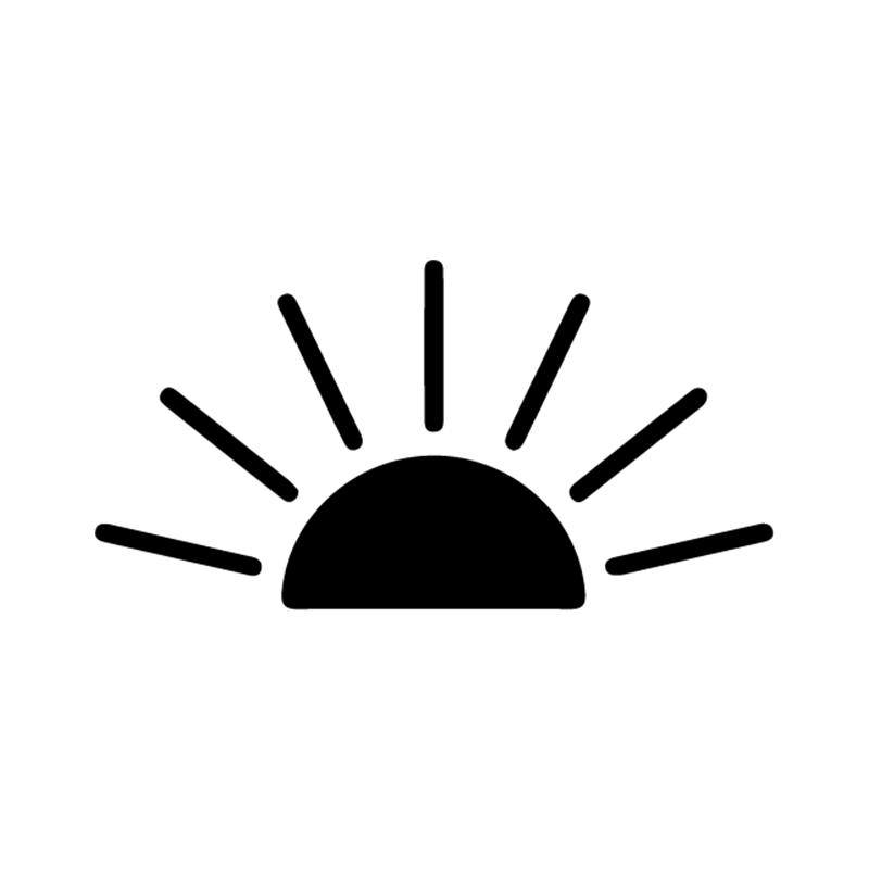 קעקוע שמש זורחת