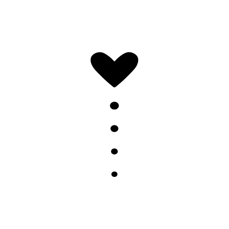 קעקוע לב נוזל